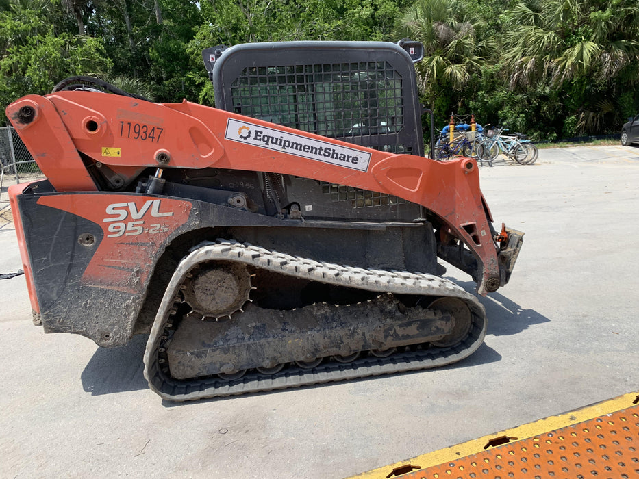 2020 Kubota SVL95-2SHC Cab, Rubber Tracks, Hydraulic Quick Coupler