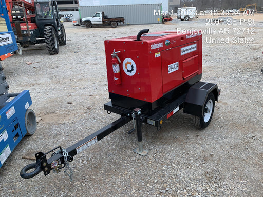 2023 Shindaiwa DGW400MDL Kubota D902 Engine, 23 HP, Dual Op Welder, Wire, Arc, Droop Stick, Tig, and CC Stick Functionality, Simulphase, 3 Phase and 1 Phase Gen Output, Single Axle NB Trlr, Slr Trckl Chrg 12V 12W, Fire Ext