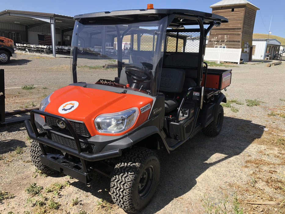 2022 Kubota RTV-X1140W-H Plastic Canopy, Windshield Acrylic Clear, LED Strobe Light, Wire Harness Kit, Back up Alarm