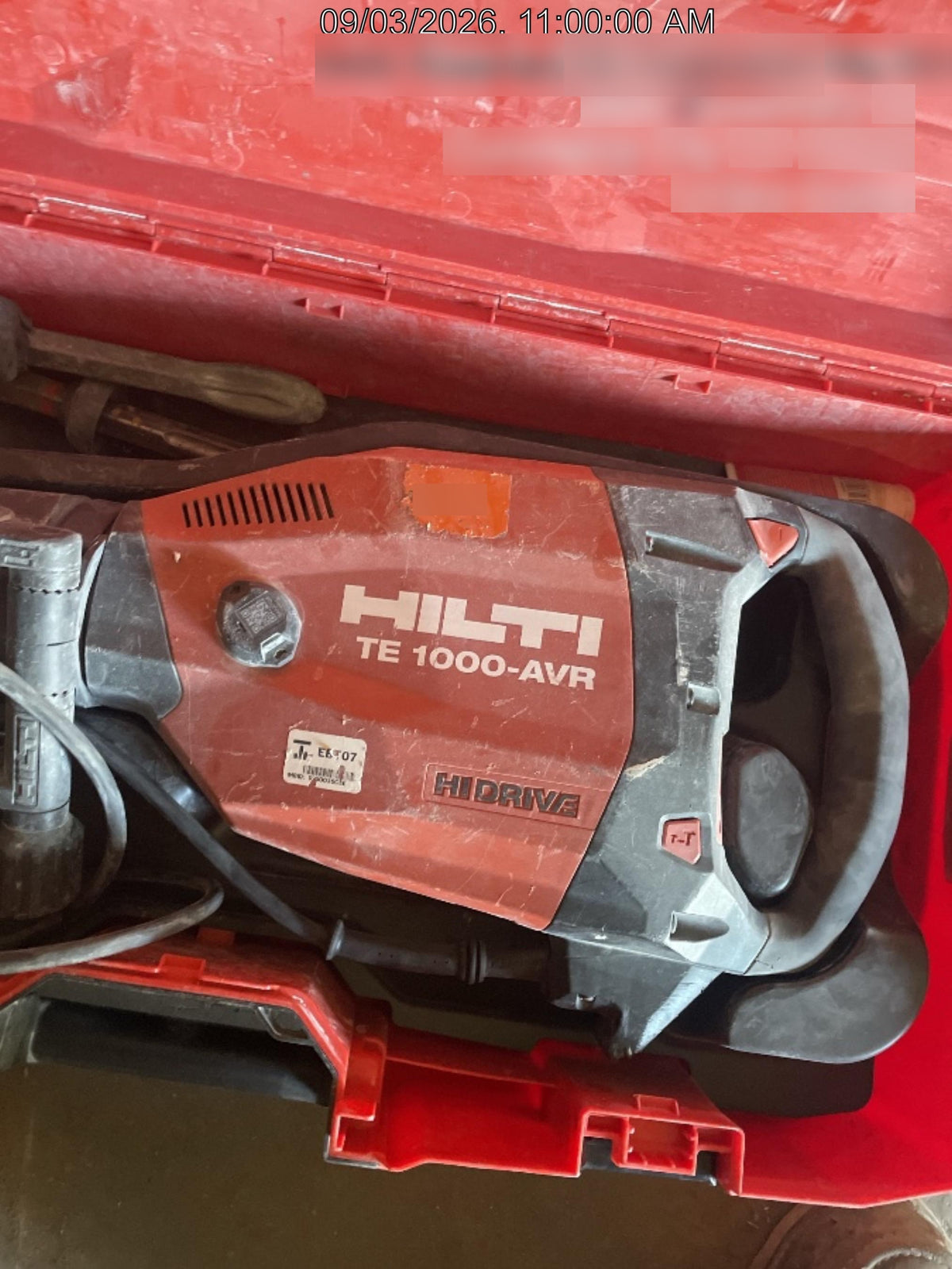 2021 HILTI TE 1000-AVR