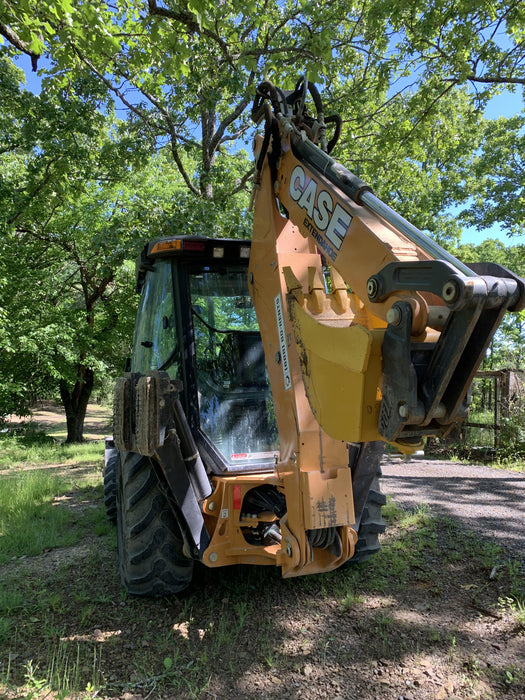 2020 Case 580N EP - Extendable Backhoe Cab/Heat/Air, 4WD, Extendable Stick, Pilot Controls, 2 Way Hydraulics, Ride Control, TAG Manual QC