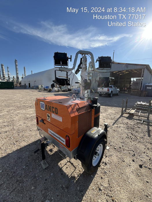 2024 Wanco WLTT-4MM4K Diesel, Deep Sea Controller, Shore Power Plug, Auto Start, (4) 350W LED Floodlights, 4kW Generator, 60 Gal Fuel Tank, 2" Ball, T3