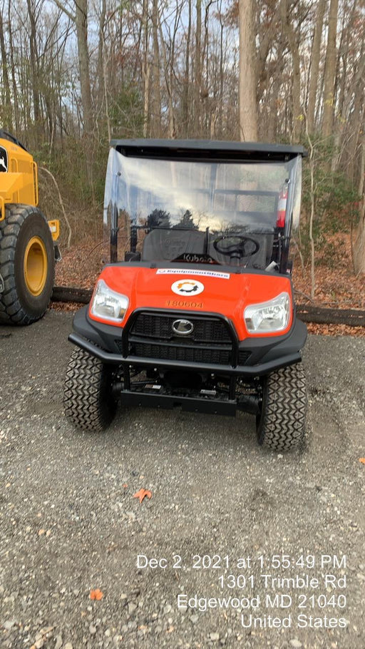 2021 Kubota RTV-X1140W-H Plastic Canopy, Windshield Acrylic Clear, LED Strobe Light, Wire Harness Kit, Back up Alarm