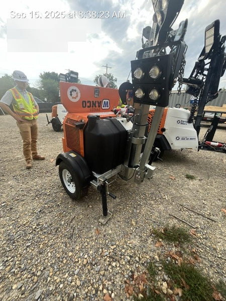 2024 Wanco WLTT-4MM4K Diesel, Deep Sea Controller, Shore Power Plug, Auto Start, (4) 350W LED Floodlights, 4kW Generator, 60 Gal Fuel Tank, 2" Ball, T3