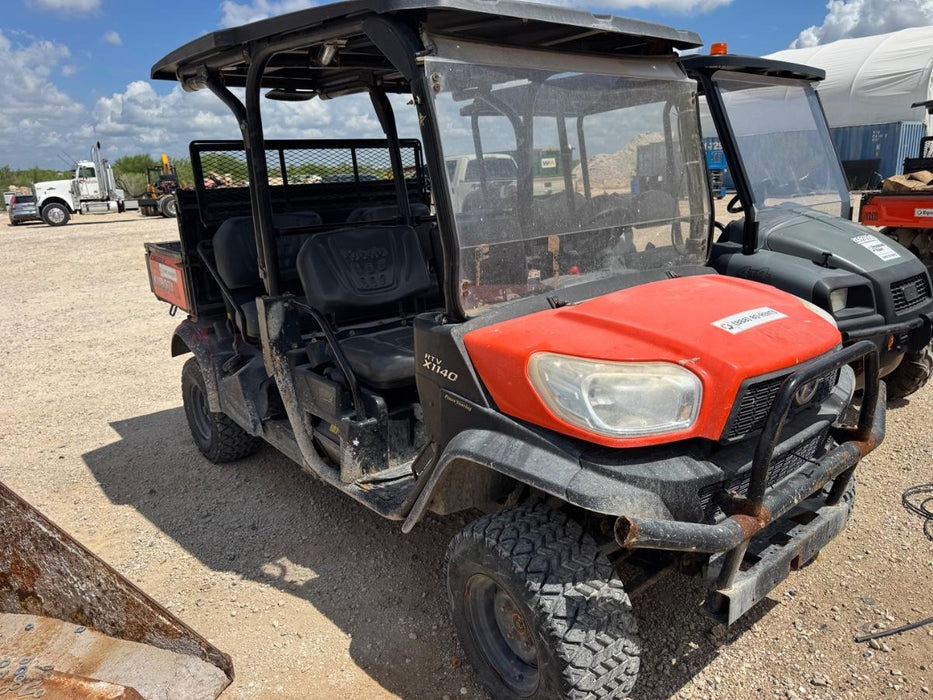 Kubota RTV-X1140W-H Canopy, 4-Seater, Diesel, Windshield Acrylic Clear, LED Strobe, Backup Alarm