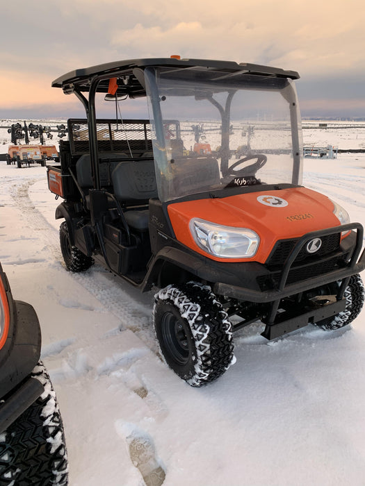 2021 Kubota RTV-X1140W-H Plastic Canopy, Windshield Acrylic Clear, LED Strobe Light, Wire Harness Kit, Back up Alarm