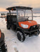2021 Kubota RTV-X1140W-H Plastic Canopy, Windshield Acrylic Clear, LED Strobe Light, Wire Harness Kit, Back up Alarm