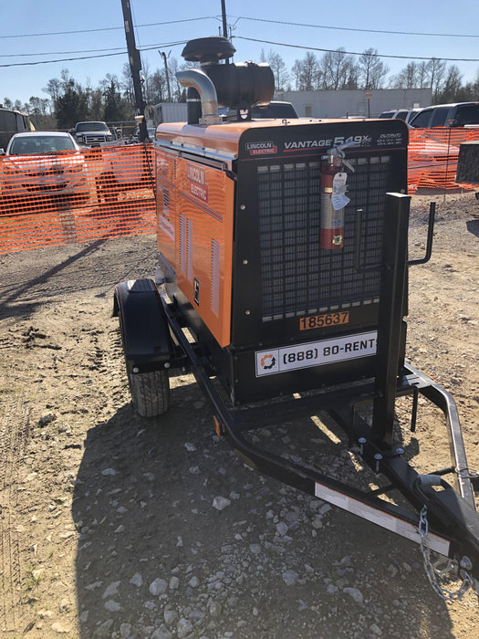 2021 Lincoln Electric Vantage 549X Ready Pak 3, ORANGE (includes trailer, cable rack, fender light kit)