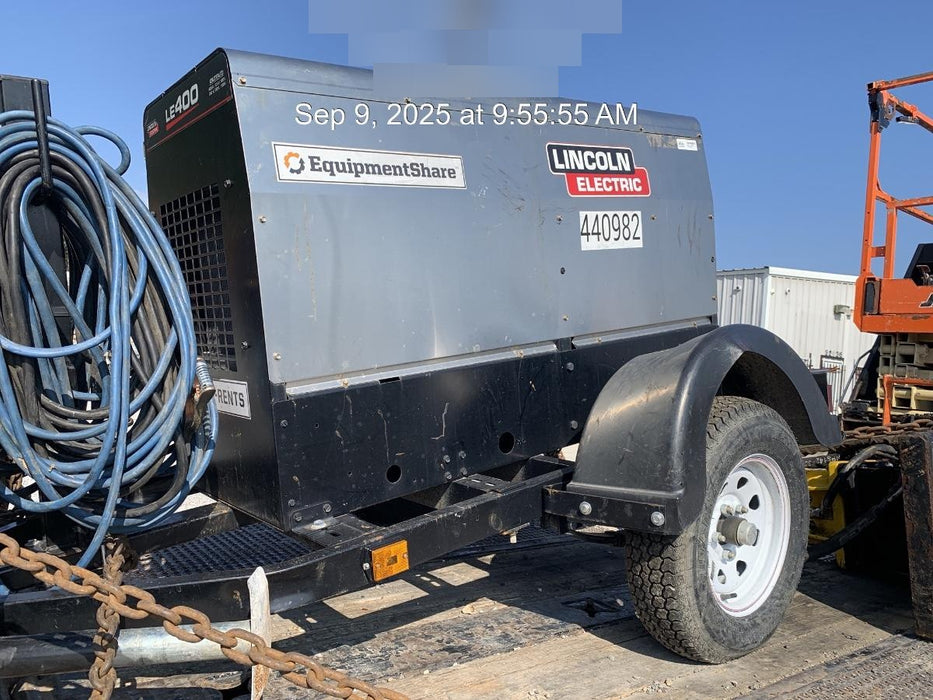 2024 Lincoln Electric LE400 Kubota V1505, Trlr, Cable Rack, Light Kit, ES Decals, T3