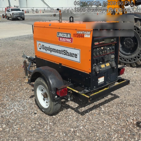 2021 Lincoln Electric Vantage 322 Vantage 322 Ready Pak 3 w/ Decals, ORANGE (includes trailer, cable rack, fender light kit) NO Telematics