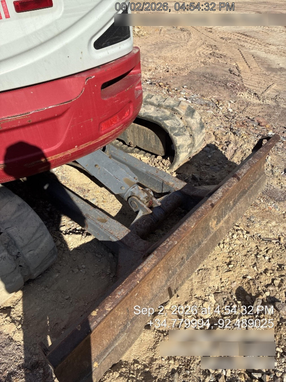 2019 Takeuchi TB260 Takeuchi TB260 Canopy w/Rubber Tracks, Auxiliary Hydraulics, Standard Blade, Manual QC, 12 / 18 / 24" Buckets, Hydraulic Thumb Installed