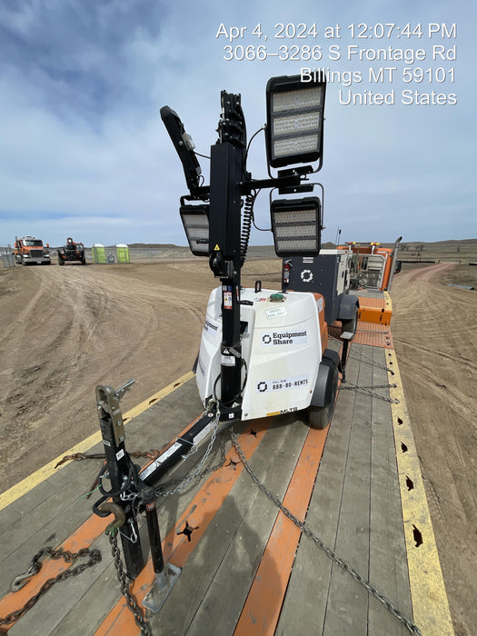 2023 Generac MLT2 Diesel, Flex Switch 120V Input, Powerzone Controller, (4) 320W LED Lights, 4kW Generator, 39.9 Gal Fuel Tank, 2" Ball, T3