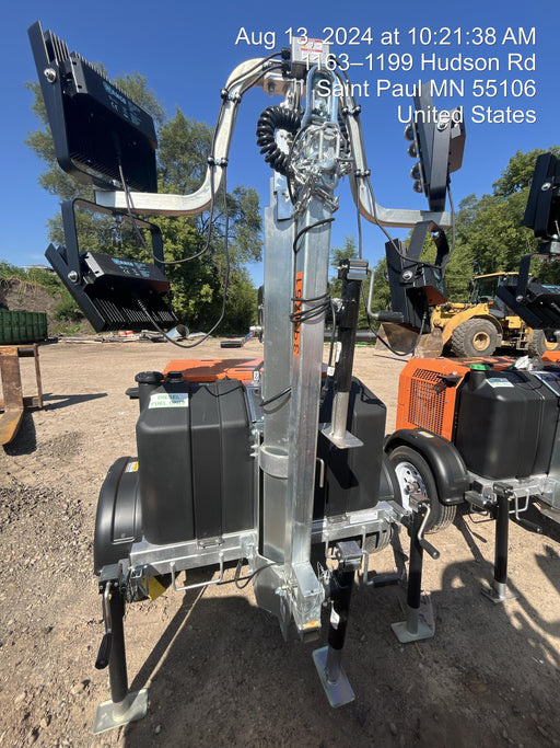 2024 Wanco WLTT-4MM4K Diesel, Deep Sea Controller, Shore Power Plug, Auto Start, (4) 350W LED Floodlights, 4kW Generator, 60 Gal Fuel Tank, 2" Ball, T3