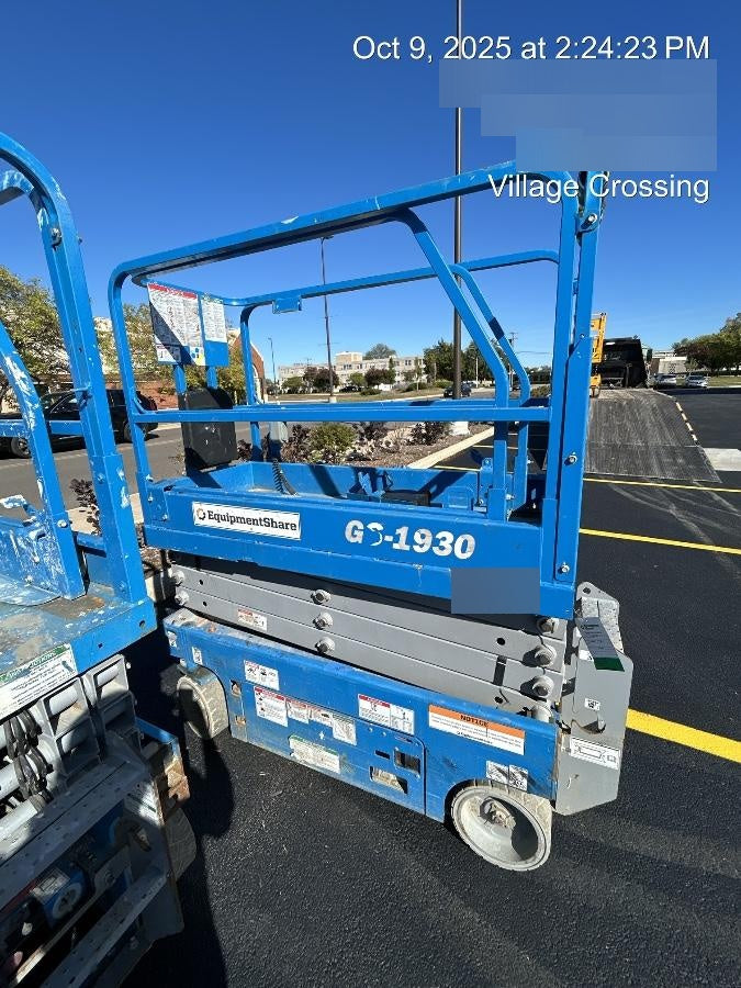2020 Genie GS-1930 Solid Non Marking Tires, Beacon, Folding rails with half height swing gate
