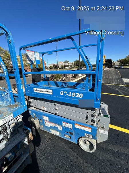 2020 Genie GS-1930 Solid Non Marking Tires, Beacon, Folding rails with half height swing gate
