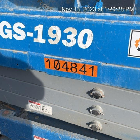 2020 Genie GS-1930 Standard Machine, 800W Inverter