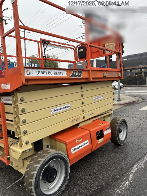 2019 JLG 4069LE Solid Non Marking Tires, Rotating Beacon
