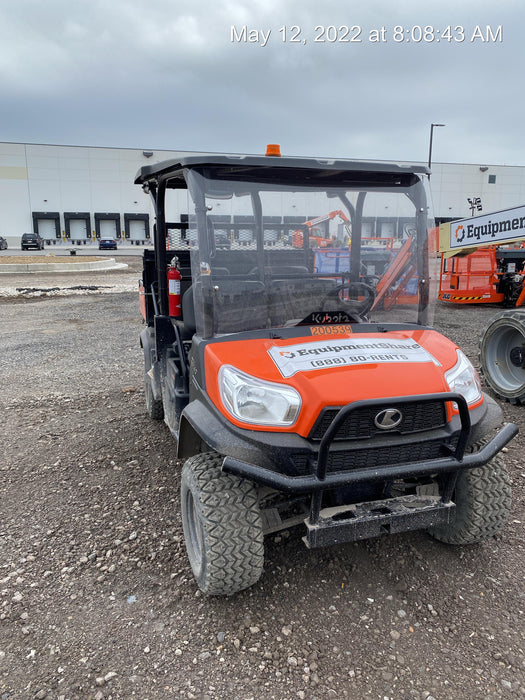 2022 Kubota RTV-X1140W-H Plastic Canopy, Windshield Acrylic Clear, LED Strobe Light, Wire Harness Kit, Back up Alarm