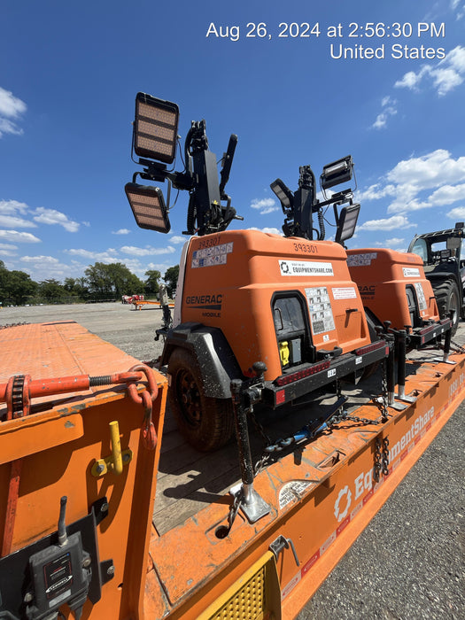 2024 Generac MLT2 Diesel, Flex Switch 120V Input, Powerzone Controller, 
(4) 320W LED Lights, 4kW Generator, 39.9 Gal Fuel Tank, 2" Ball, T3