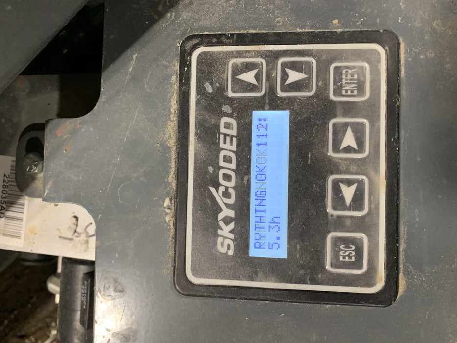 2020 Skyjack SJIII-3220 Solid NM Tires, Half height spring hinged entry gate, Dual Beacons, 6' Powered Extension Deck