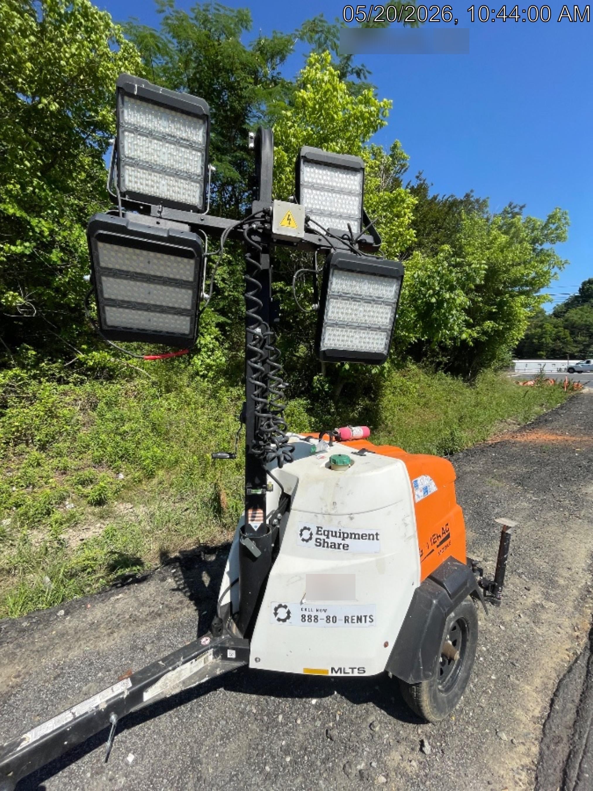 2023 Generac MLT2 Diesel, Flex Switch 120V Input, Powerzone Controller, (4) 320W LED Lights, 4kW Generator, 39.9 Gal Fuel Tank, 2" Ball, T3