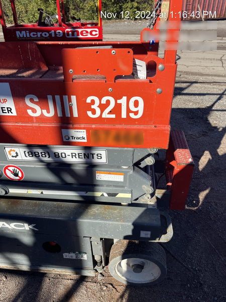 2018 Skyjack SJIII-3219 Standard Rental Specs