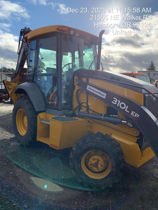 2020 John Deere 310LEP Cab/Heat/Air, 4WD, Standard Stick, Pilot Controls, 2 Way Hydraulics, TAG Manual QC