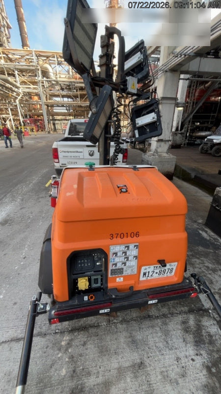 2023 Generac MLT2 Diesel, Flex Switch 120V Input, Powerzone Controller, 
(4) 320W LED Lights, 4kW Generator, 39.9 Gal Fuel Tank, 2" Ball, T3