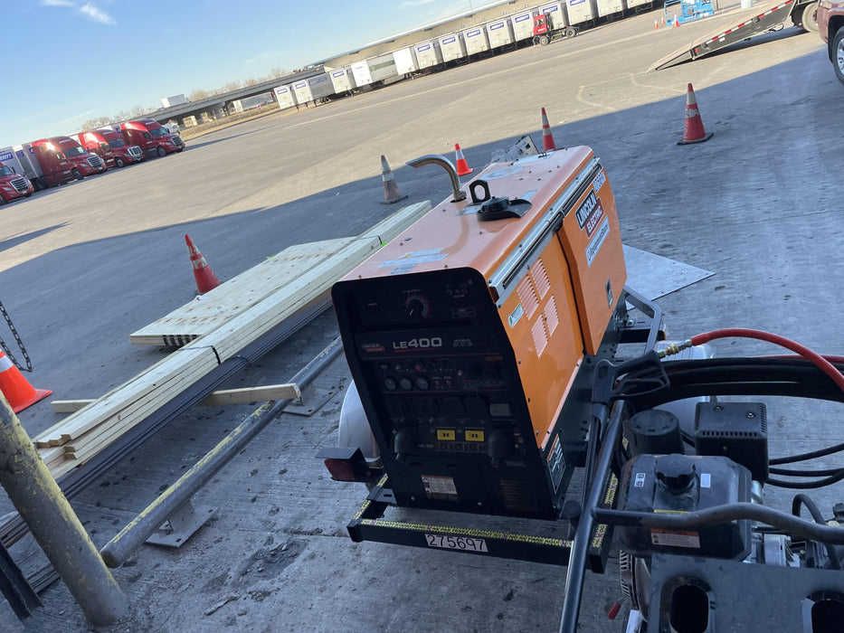 2022 Lincoln Electric LE400 Kubota V1505, Trlr, Cable Rack, Light Kit, ES Decals, T3