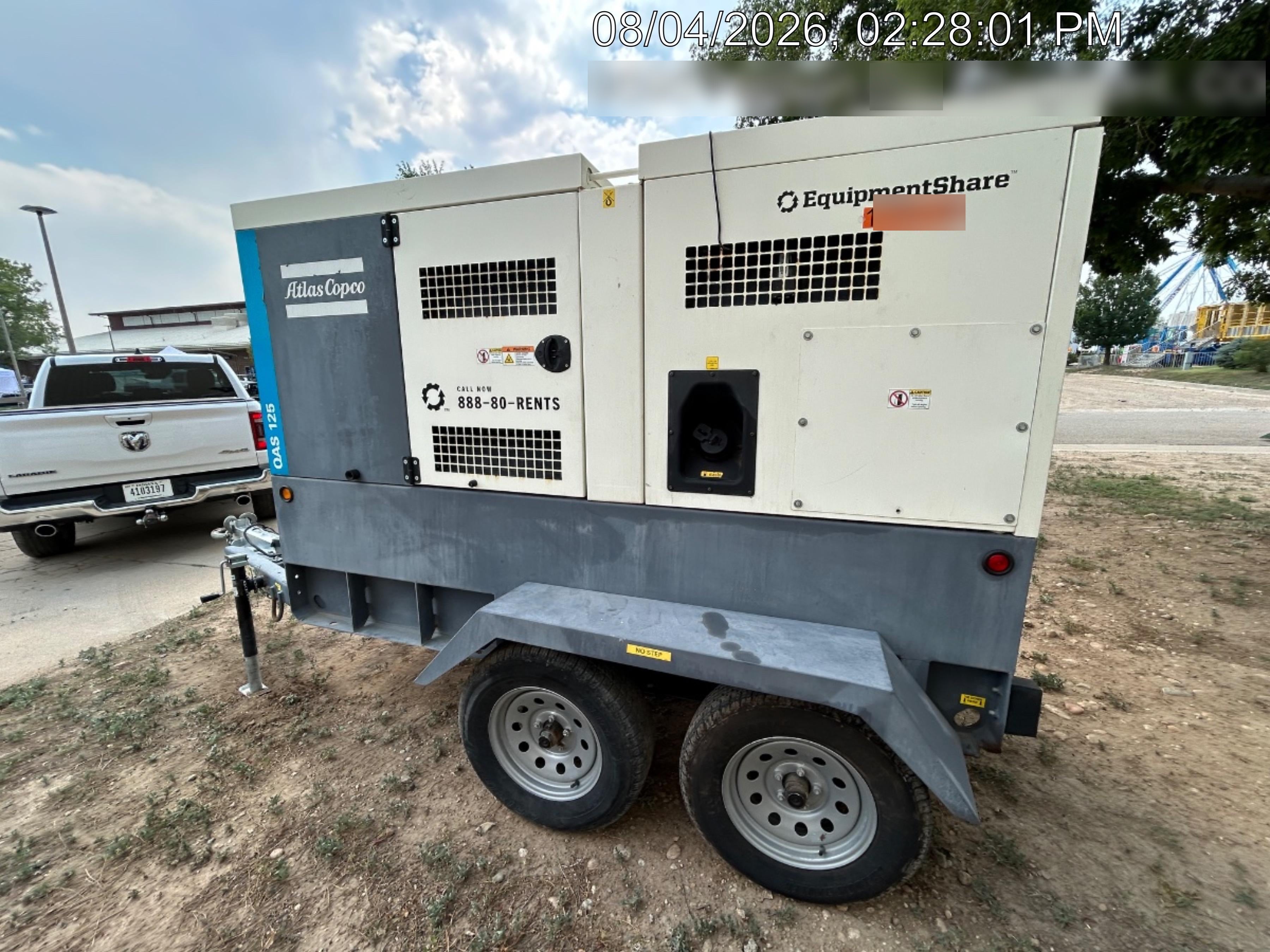 2021 ATLAS COPCO QAS 125