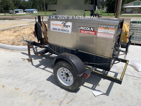 2018 Lincoln Electric Vantage 322 Lincoln Vantage 322 Welder Ready Pak 3 - Vantage 322, Trailer, Fender and light kit, Cable rack