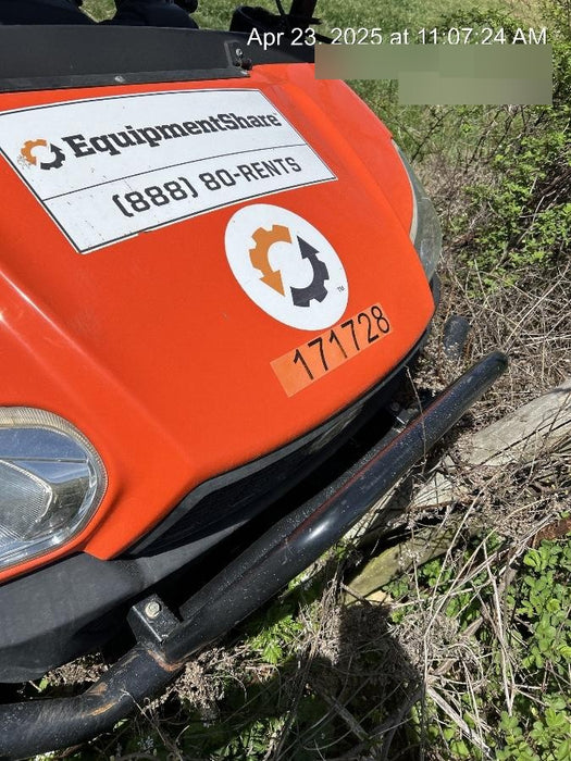 2021 Kubota RTV-X1140W-H Plastic Canopy, Windshield Acrylic Clear, LED Strobe Light, Wire Harness Kit, Back up Alarm
