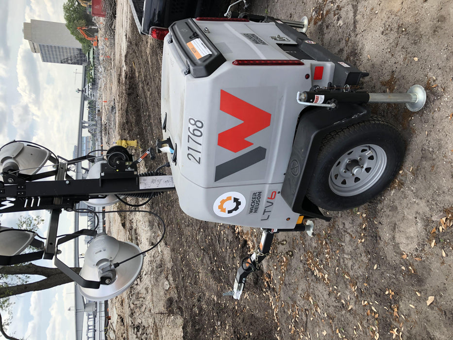 2019 Wacker Neuson LTV6L-MH Wacker Neuson LTV6L Mobile Light Tower w/Fuel Level Sensor Installed
