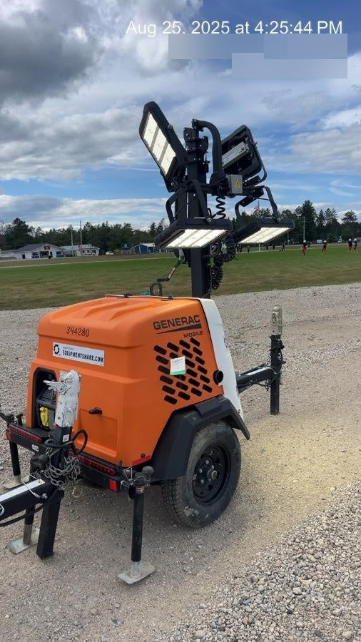2024 Generac MLT2 Diesel, Flex Switch 120V Input, Powerzone Controller, 
(4) 320W LED Lights, 4kW Generator, 39.9 Gal Fuel Tank, 2" Ball, T3
