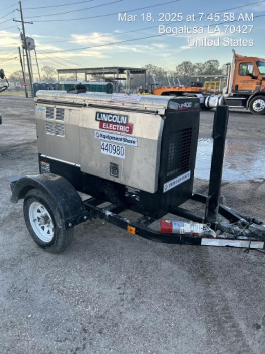 2024 Lincoln Electric LE400 Kubota V1505, Trlr, Cable Rack, Light Kit, ES Decals, T3