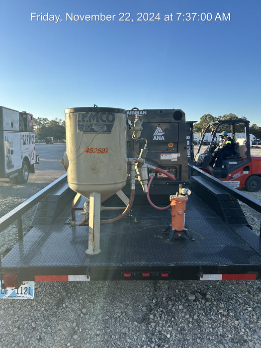 2024 TEXAS PRIDE TRAILERS 18'-20' Lowboy Sand Blasting Unit