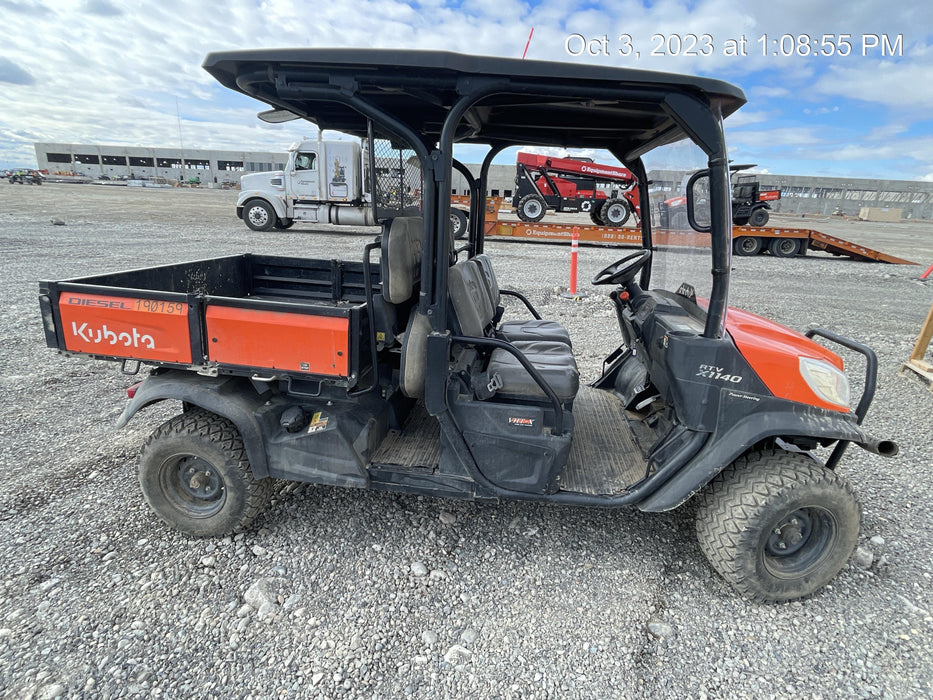 Kubota RTV-X1140W-H Plastic Canopy, Windshield Acrylic Clear, LED Strobe Light, Wire Harness Kit, Back up Alarm