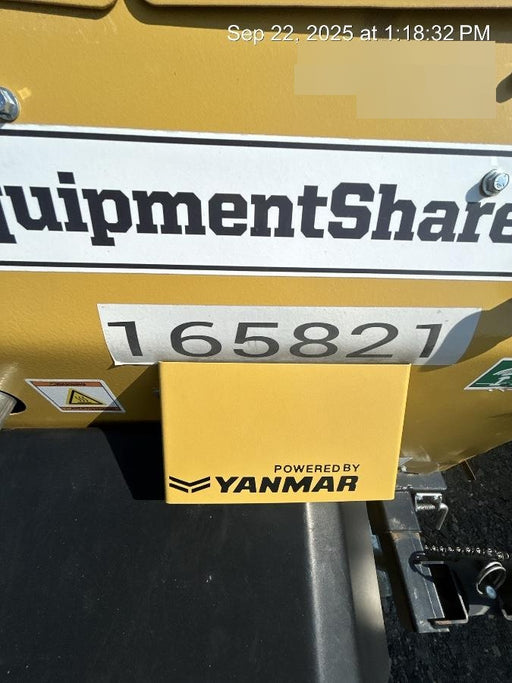 2021 Allmand NLV3GR (4) LED Light Fixture 350W, 23' Vertical Mast, 3kW Prime, Towable, Deep Sea L401, Leveling Jacks, Yanmar T4F 5.8hp