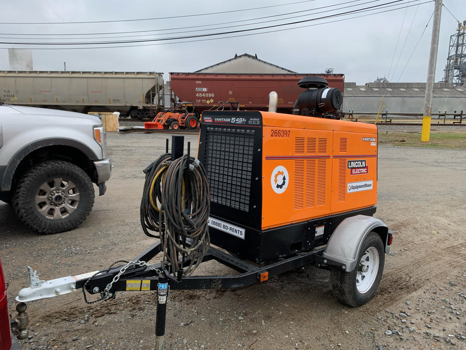 2022 Lincoln Electric Vantage 549X Crosslink Technology, Trailer Mounted, ES Decals, T3