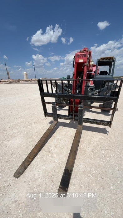 2018 Manitou MTA10055 Manitou MTA10055 - Canopy, Worklights, Beacon, 66" Carriage, 60" Forks, Solid Tires, Aux Hydraulics