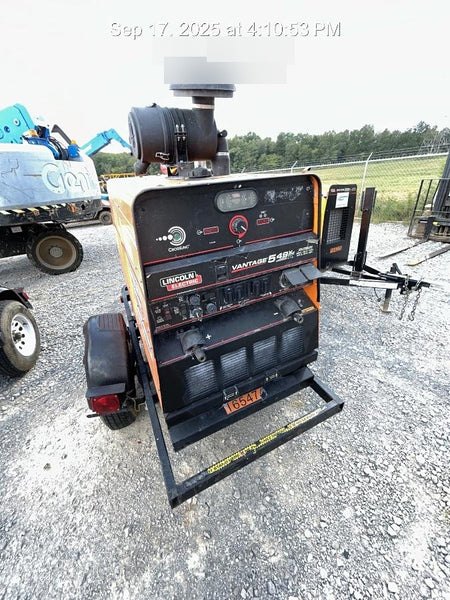 2021 Lincoln Electric Vantage 549X Ready Pak 3, ORANGE (includes trailer, cable rack, fender light kit)