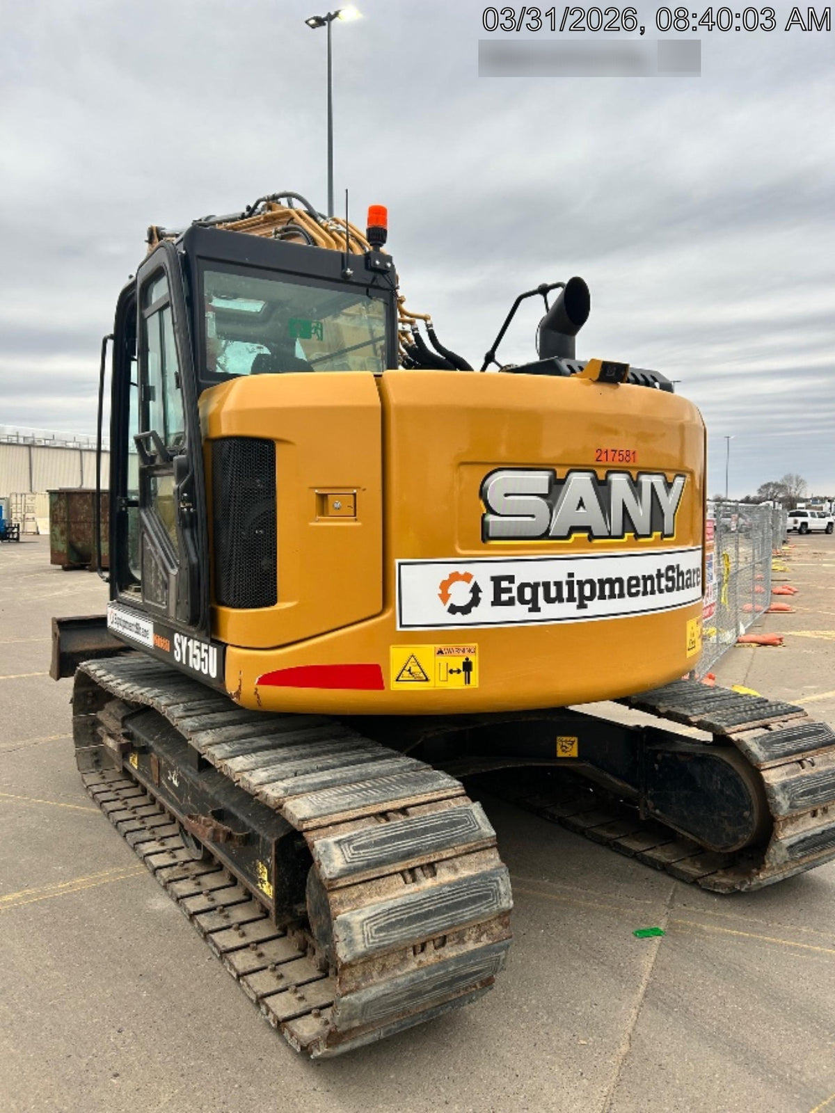 2022 SANY SY155 U