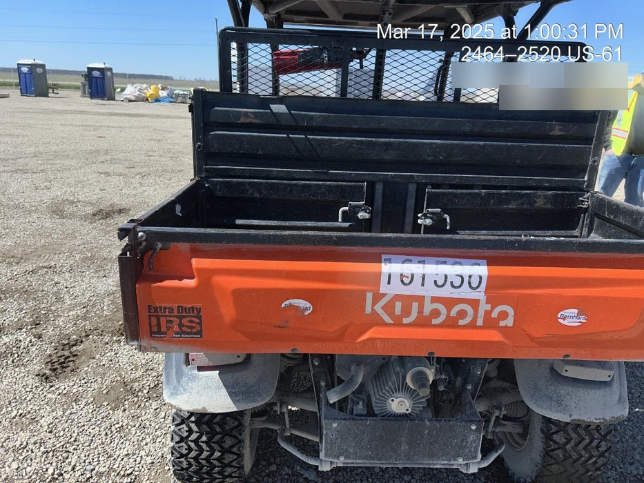 2021 Kubota RTV-X1140W-H Plastic Canopy, Windshield Acrylic Clear, LED Strobe Light, Wire Harness Kit, Back up Alarm