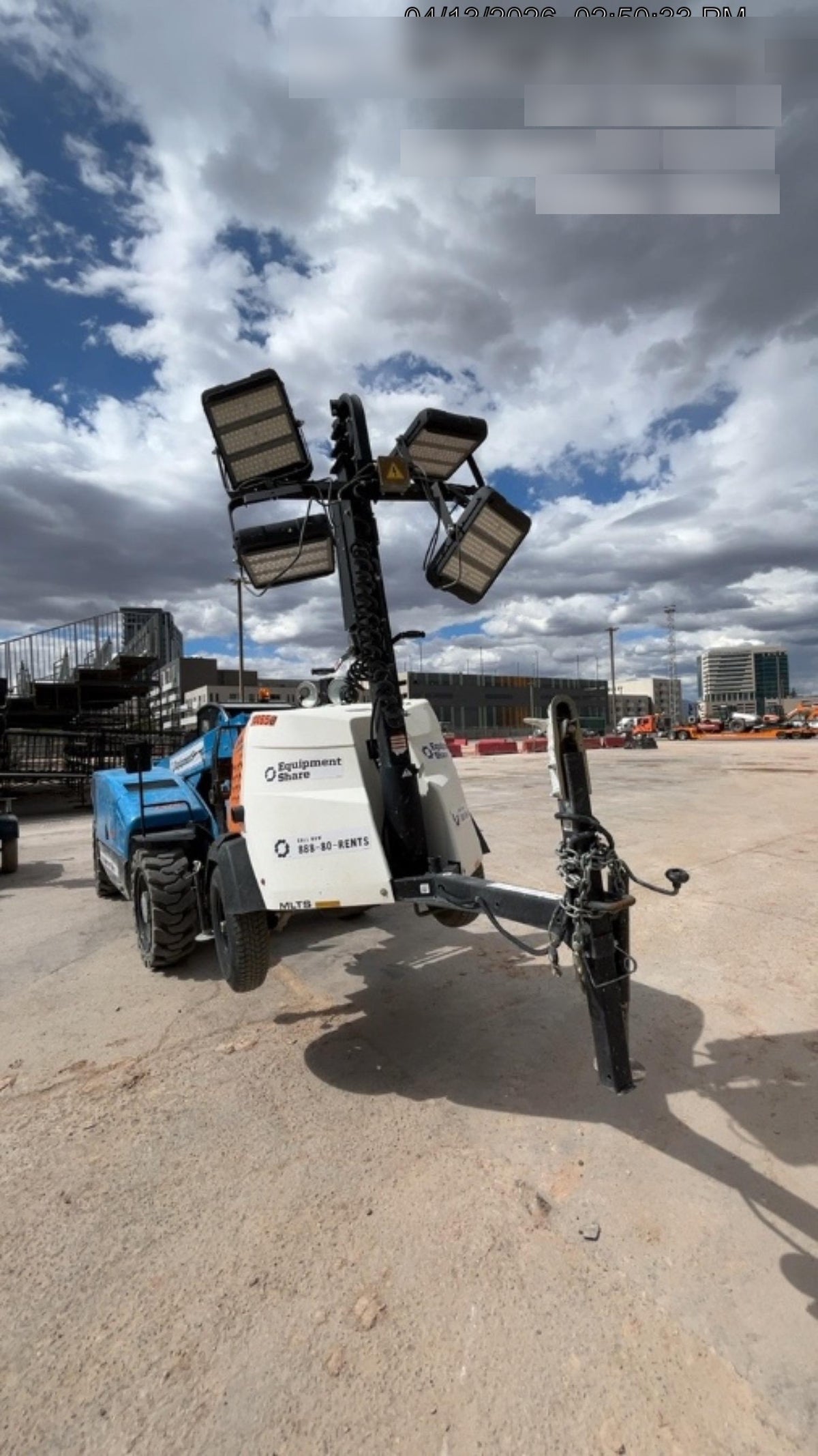 2023 Generac MLT2 Diesel, Flex Switch 120V Input, Powerzone Controller, (4) 320W LED Lights, 4kW Generator, 39.9 Gal Fuel Tank, 2" Ball, T3