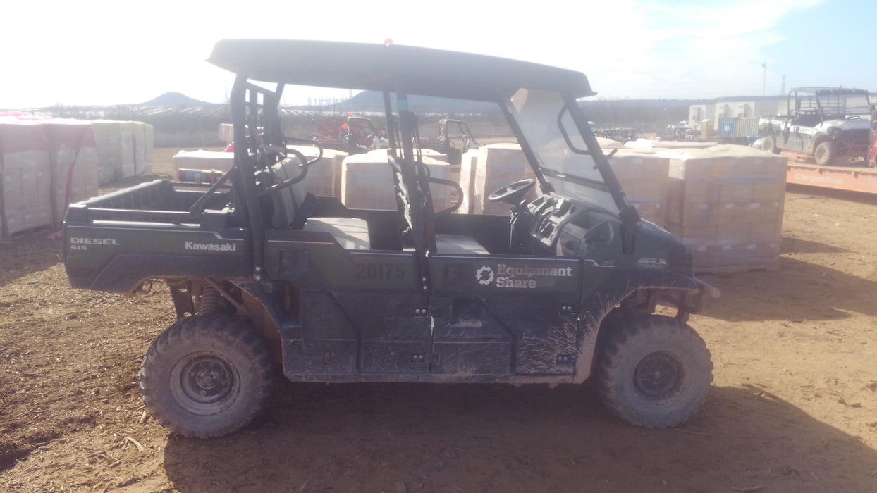 2018 Kawasaki MULE PRO-DX Kawasaki Mule 4x4 Diesel UTV w/Hard Top, Windshield, Beacon, Backup Alarm, ES Keypad/Hardware Installed