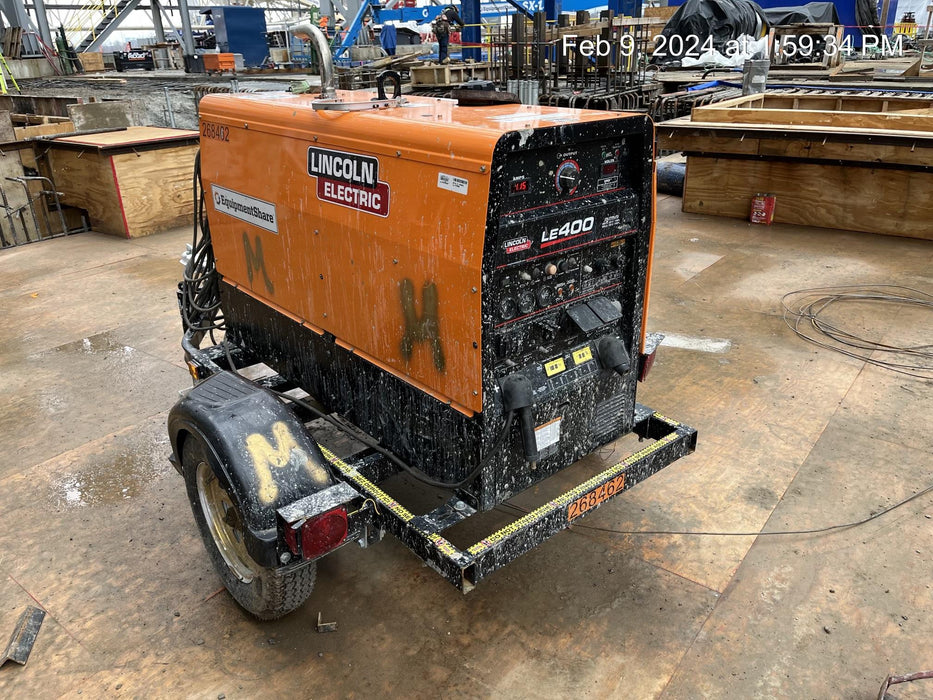 2022 Lincoln Electric LE400 Kubota V1505, Trlr, Cable Rack, Light Kit, ES Decals, T3