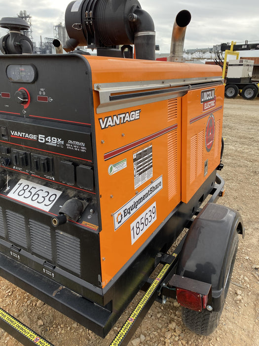 2021 Lincoln Electric Vantage 549X Ready Pak 3, ORANGE (includes trailer, cable rack, fender light kit)