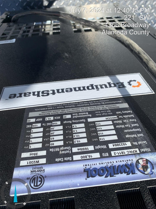 2022 KWIKOOL KPAC1811-2