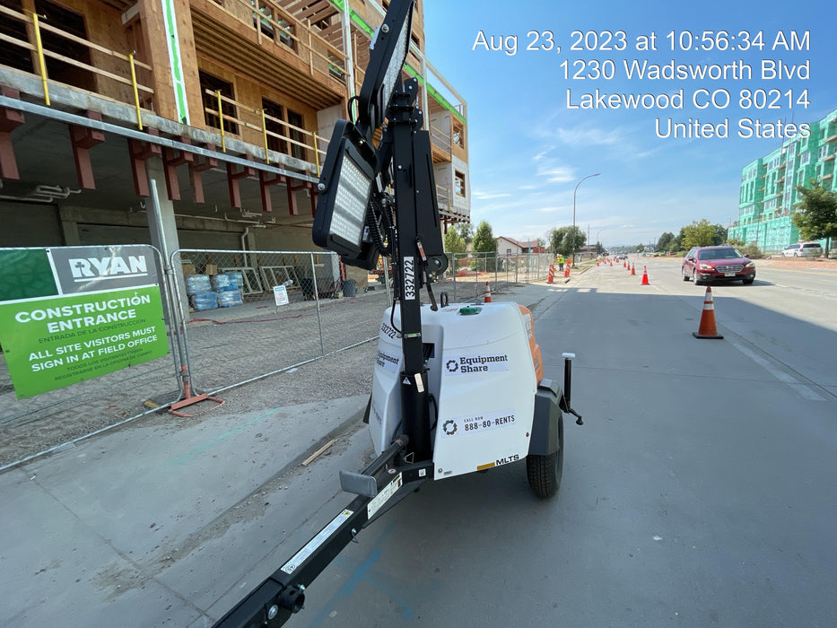 2023 Generac MLT2 Diesel, Flex Switch 120V Input, Powerzone Controller, (4) 320W LED Lights, 4kW Generator, 39.9 Gal Fuel Tank, 2" Ball, T3