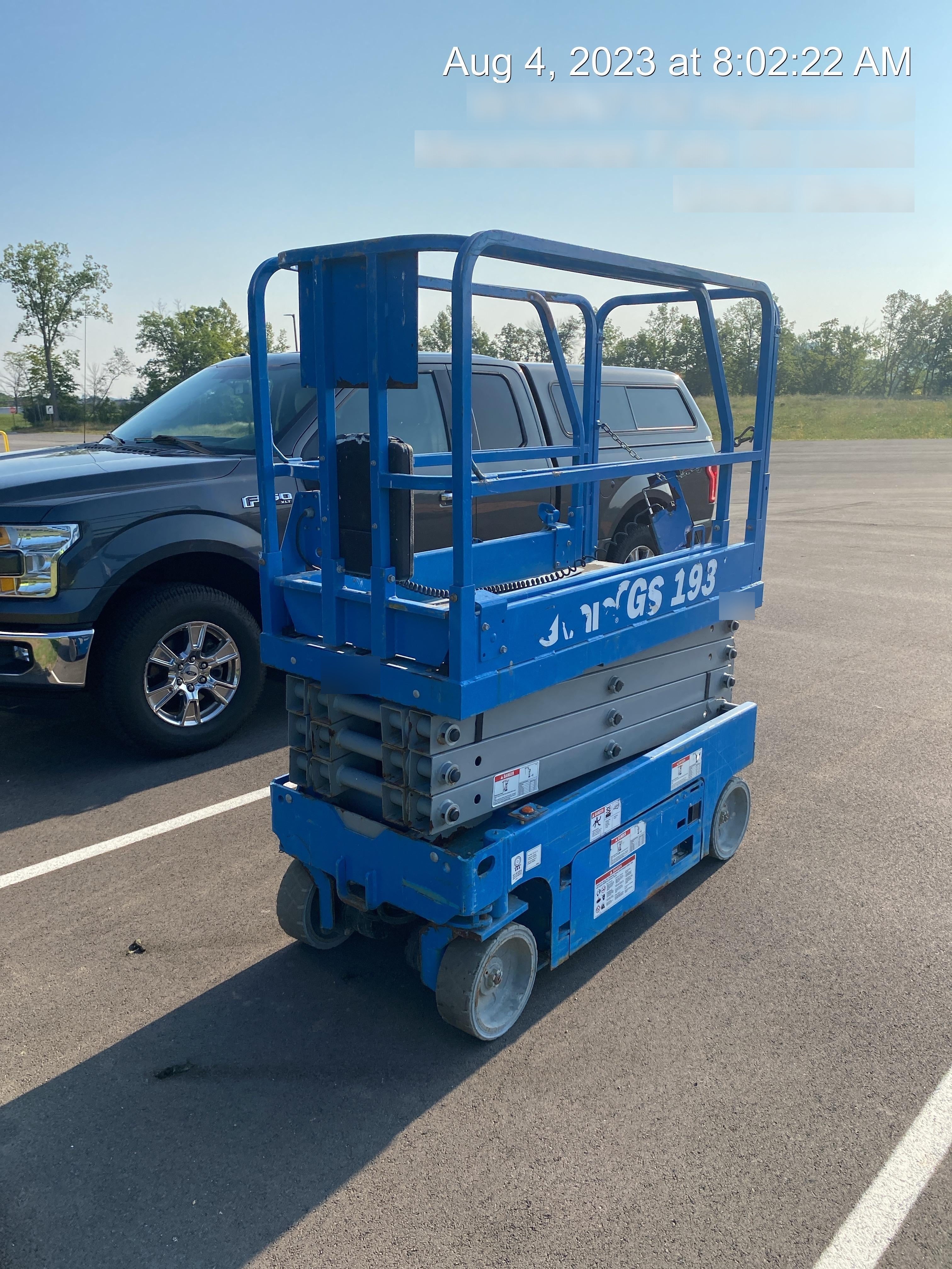 2018 Genie GS-1930 Genie GS-1930 w/Fixed Rail, Chain Entry